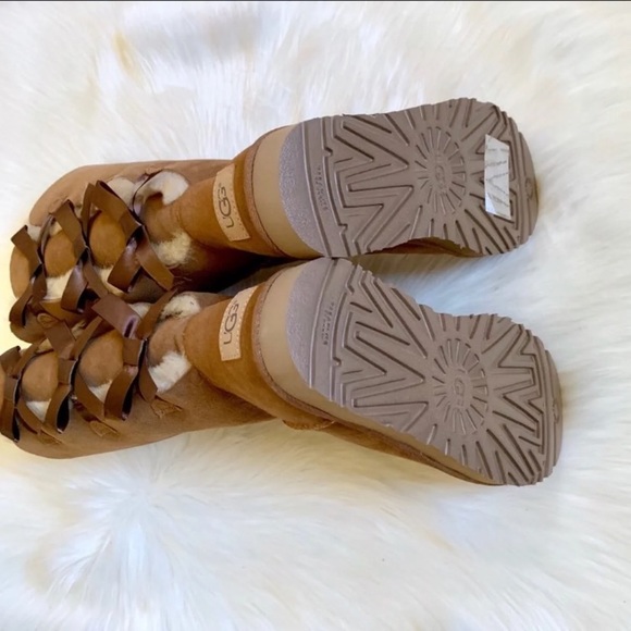 UGG Chestnut Bailey Bow Tall II Boots - Picture 6 of 7